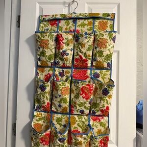 Floral Hanging Organizer with Pockets